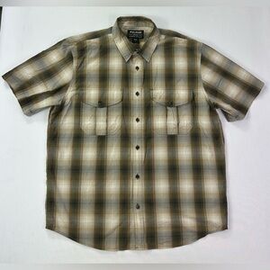 Filson cotton button up shirt size Large